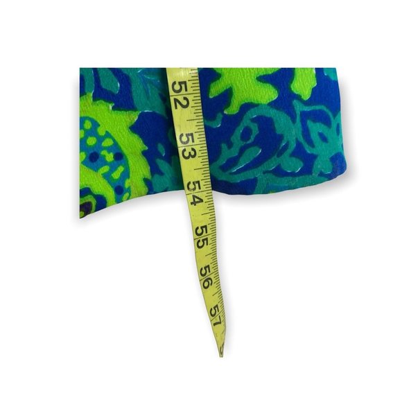 Vintage Handmade 60s Psychedelic Print Full Length High Neck Dress Large - Picture 6 of 11